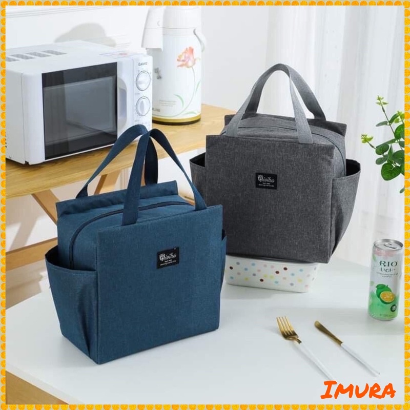 IMURA | Tas Bekal Lunch Cooler Bag Box Makanan Alumunium Kotak Makan