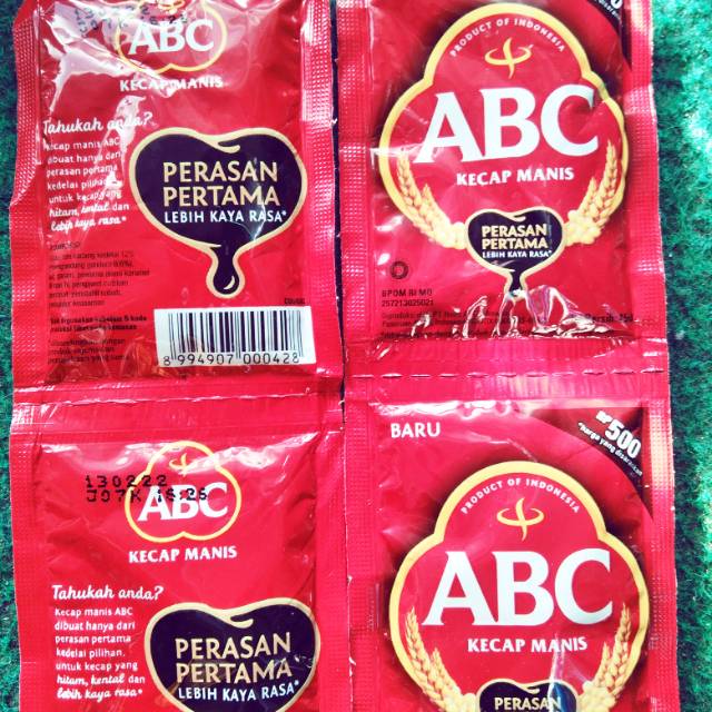 

Kecap manis ABC @ 5 pcs