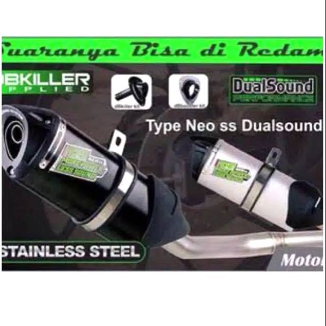 Knalpot nobi neo ss  Mx new, Jupiter z, fu lama, Mio sporty, kawasaki athlete, supra 125