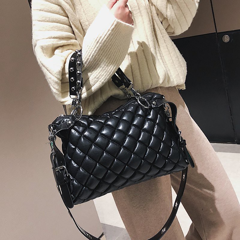 TAS WANITA  KULIT HITAM IMPORT KOREA FASHION BRANDED  MURAH SELEMPANG  #9007