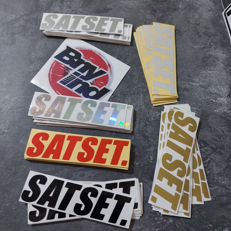 STICKER SASET CUTTING