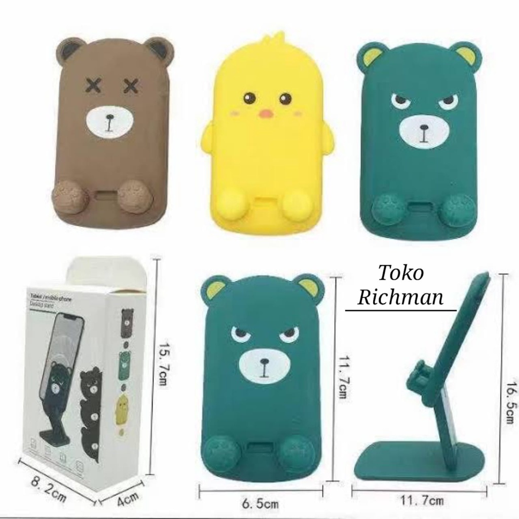 HOLDER HANDPHONE HD40 DUDUKAN HP HOLDER KARAKTER LUCU