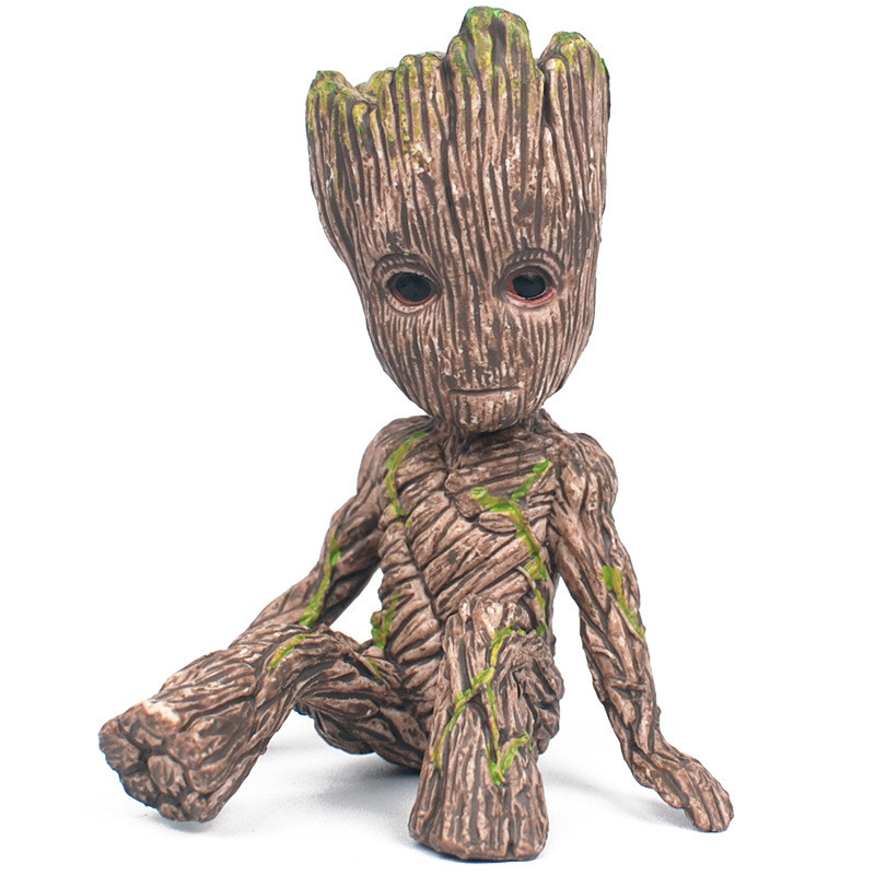 Mainan Action Figure Marvel Avengers Groot Guardians Of The Galaxy Bahan Pvc Untuk Hadiah Anak