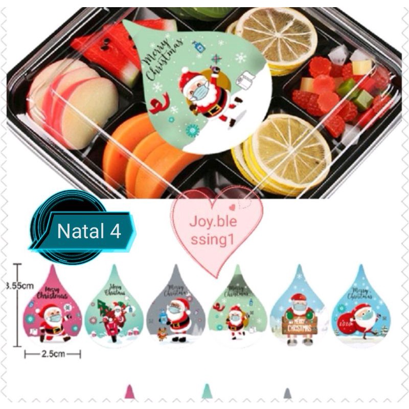 

STIKER TOPLES NATAL/STIKER SEAL NATAL (1PAK ISI 20 PCS)