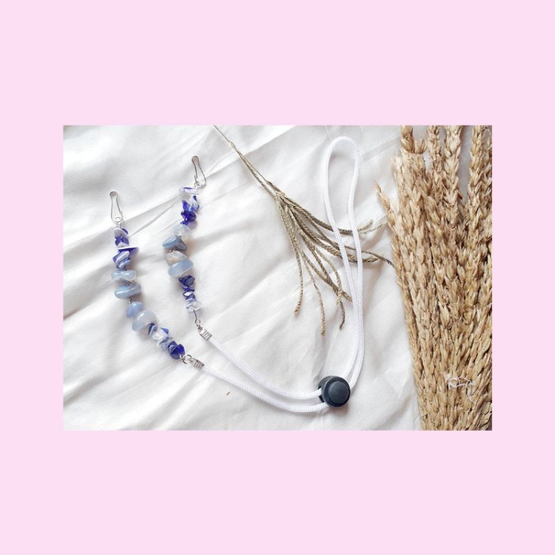 strap mask 2in1/konektor masker/chain mask