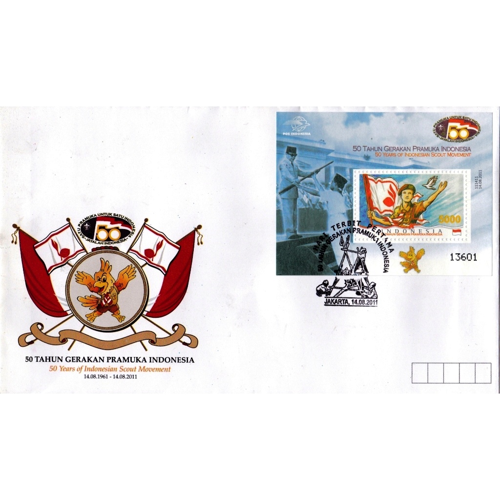

Sampul Hari Pertama 2011 Perangko 50th Gerakan Pramuka