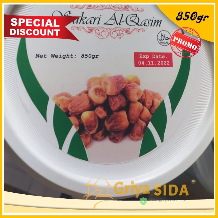 Kurma sukari al qossim 850gr sukari madinah kurma raja new arrival