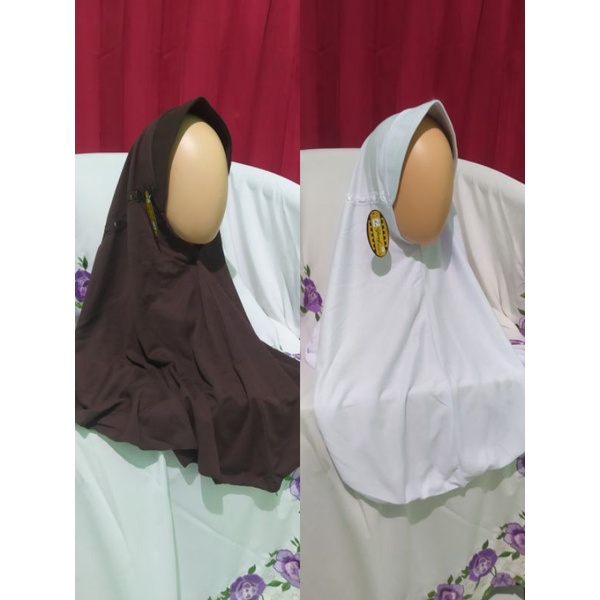 jilbab rabbani kw/jilbab anak sekolah/ukuran L