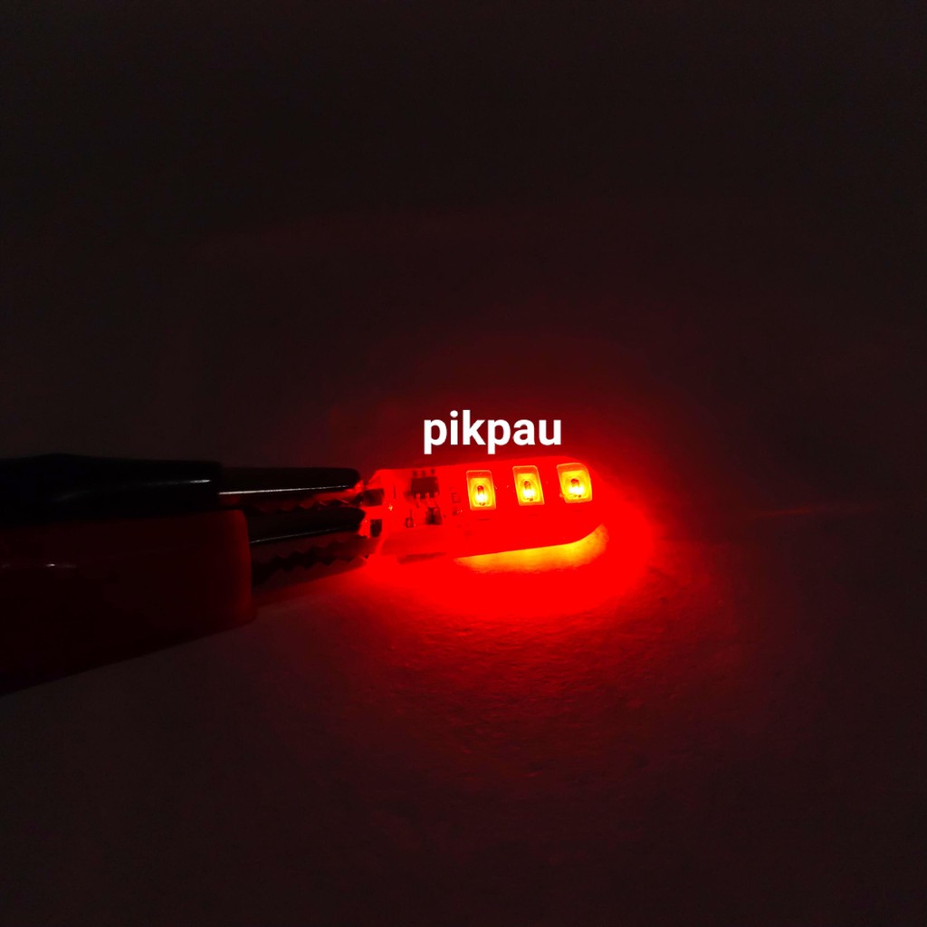 Sepasang Lampu Sein Sen Senja T10 Khusus Strobo Jelly