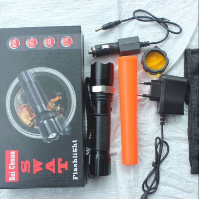 Senter SWAT Se7en/ RB/SX8008 / Senter Police LED/ Senter Ronda