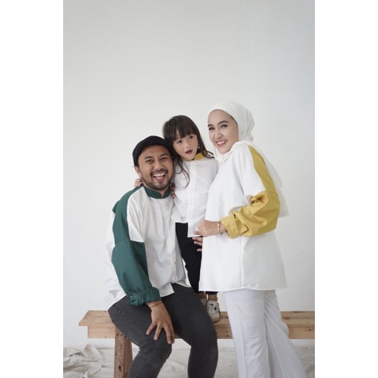 Celotehlittlegoods - Bora Oversized family set unisex - Set kemeja dewasa anak