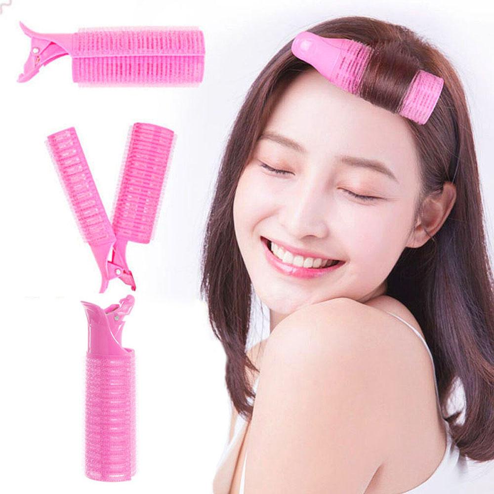 Lanfy Rol Rambut Set 2Pcs Tidur Semalam Pengeriting Rambut Self-adhesive Headband Panjang Medium Rambut Air bangs curling curler