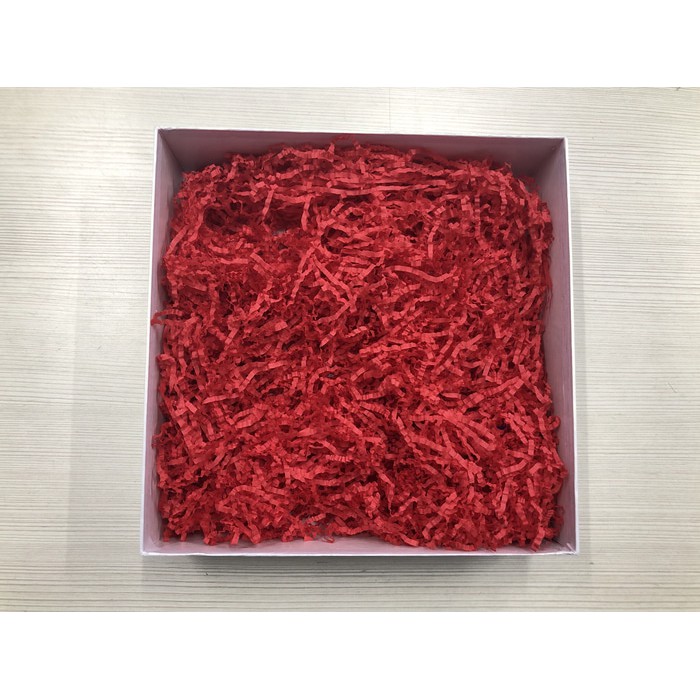 

KADO PERNIKAHAN Shredded Paper / Kertas krep wrap potong crinkle cut Merah / Red ADWA WAW
