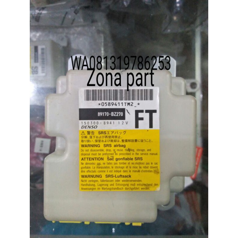 Ecu Mobil 89170-BZ270 Modul airbag Agya Ayla