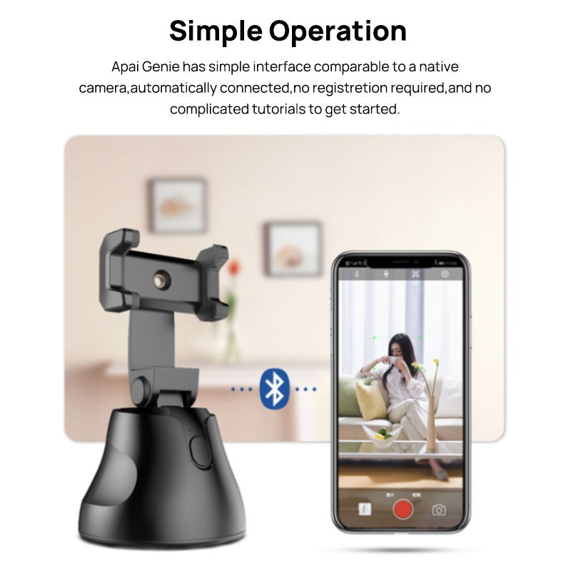 Apai Genie 360° Gymbal Object Smart Tracking Holder handphone