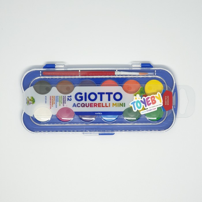 

Diskon Cat Air - Giotto Acquerelli Mini 12 Set Promo