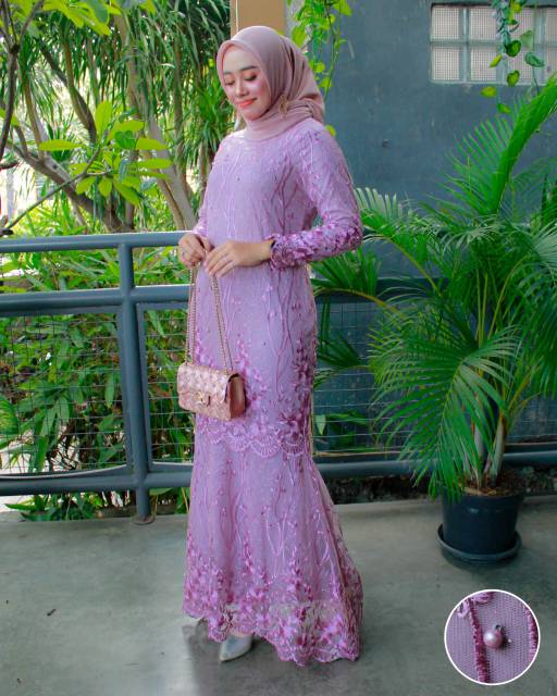 Dress mermaid terbaru/gamis duyung modern/gamis terbaru