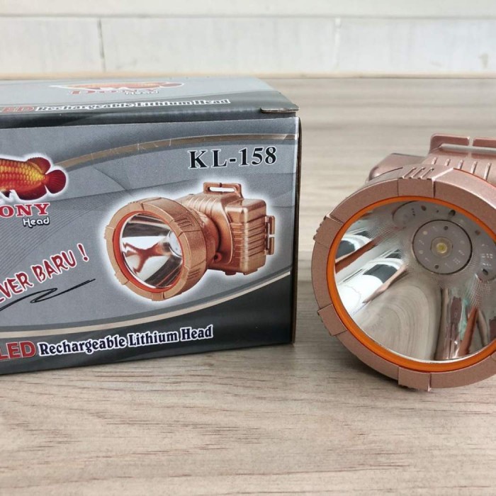 Senter Kepala Dony KL-158 Cahaya Kuning / Putih