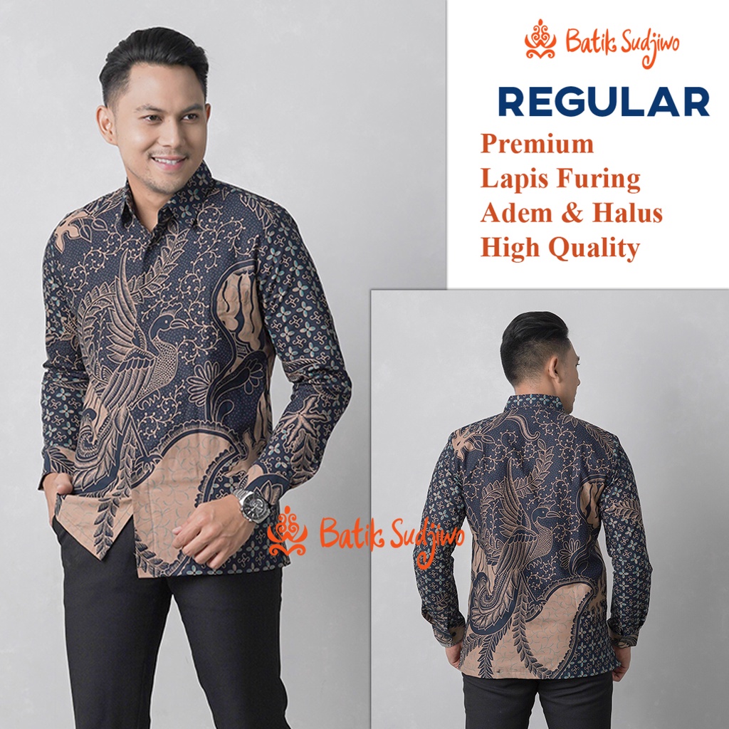 Baju Batik  Lengan Panjang Furing Premium 1006