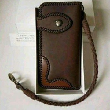 dompet pria kulit sapi asli /dompet full up/ dompet sulam
