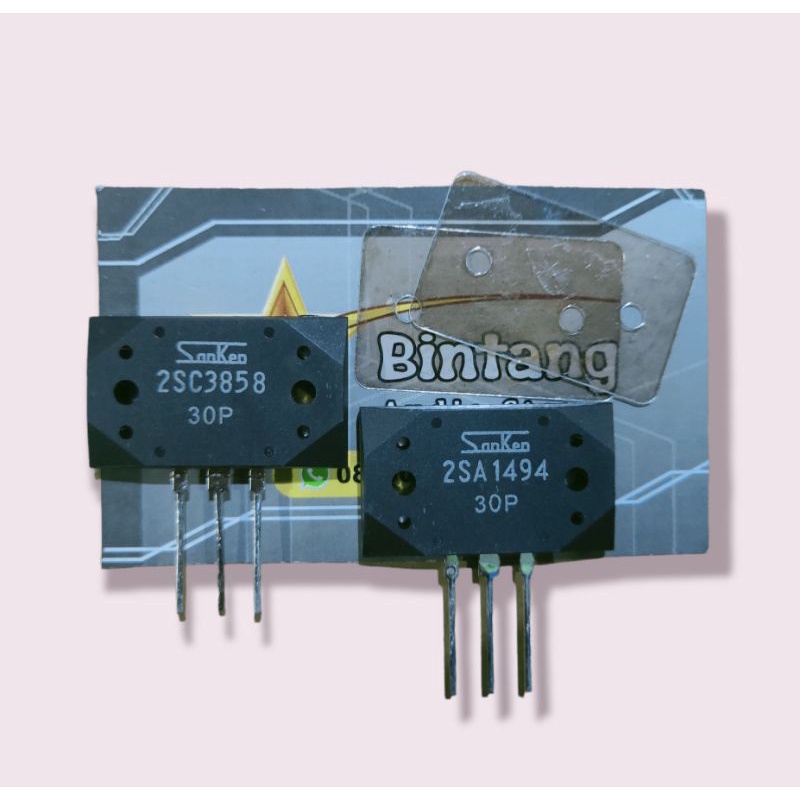 Jual Transistor SANKEN 2SA1494 2SC3858 30P Original JAPAN | Shopee ...