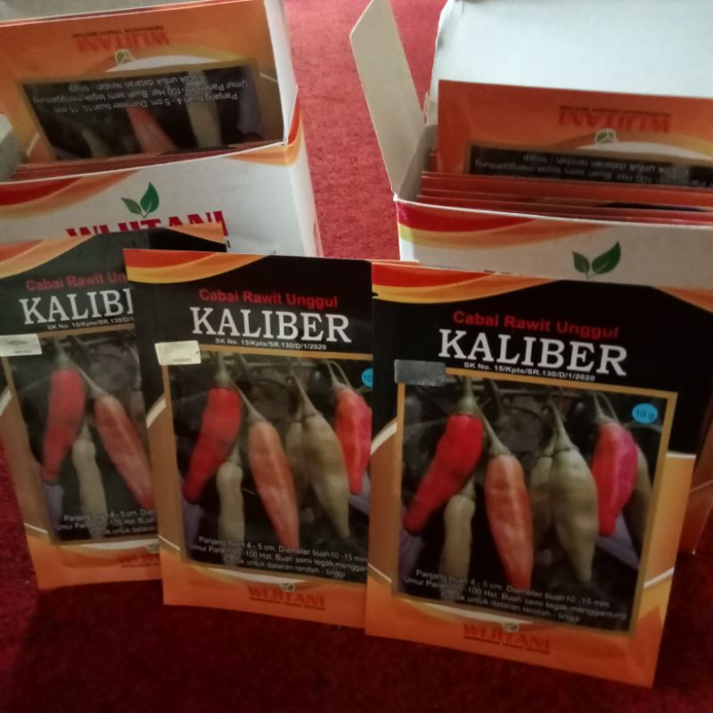 Benih cabe kaliber 10gram original