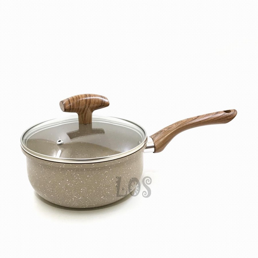 Panci Ceramic Marble Saucepan 18cm Vr