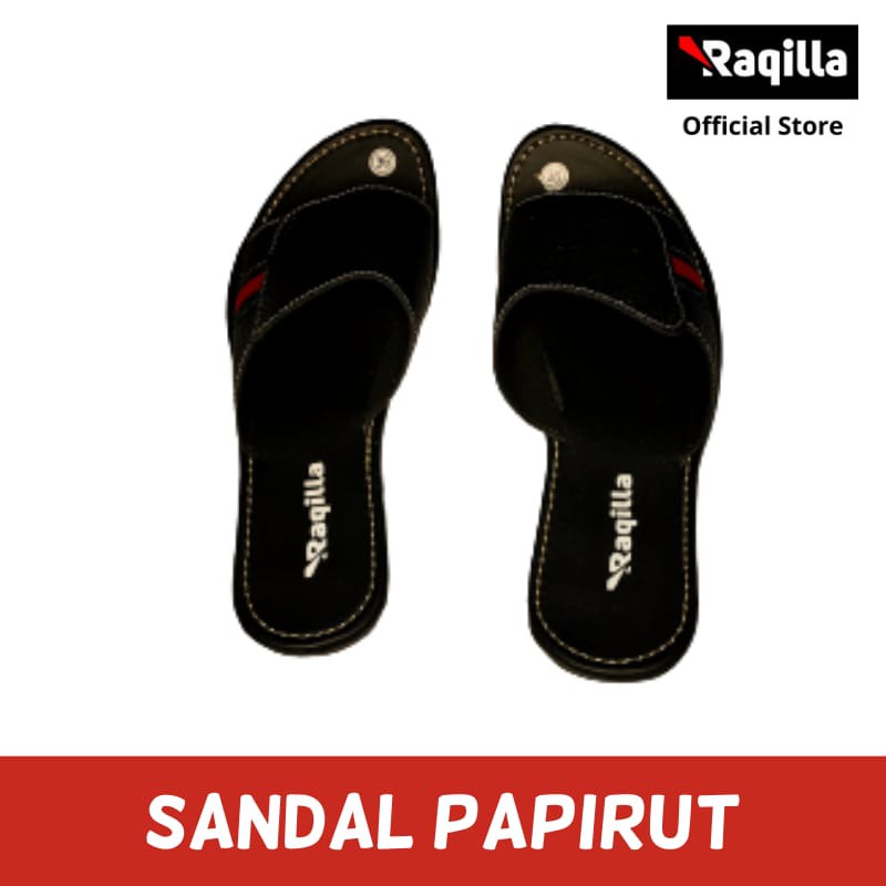 sandal wanita papirut asli garut bahan karet non slip sendal papirut wanita Kokop Kulit Jeruk