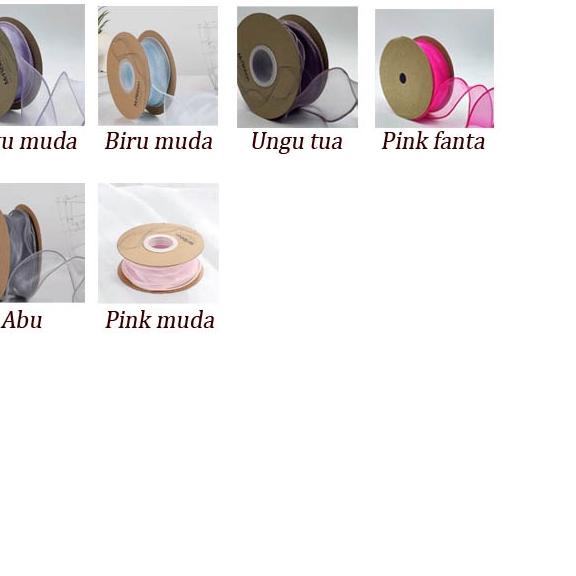 

1ROLL Pita Ribbon Fishtail 4cm - Pita Gelombang - Pita Kado PS016