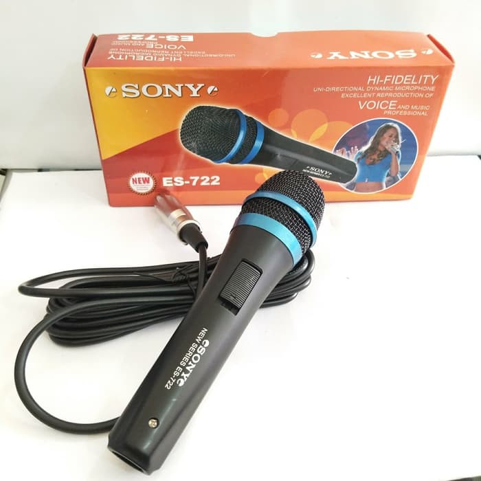 MIC SONY ES-722 MIC KABEL SONY MURAH MICROPHONE SONY ES-722