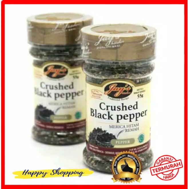 

JAY'S Crushed Black Pepper -Lada Merica Hitam Remah