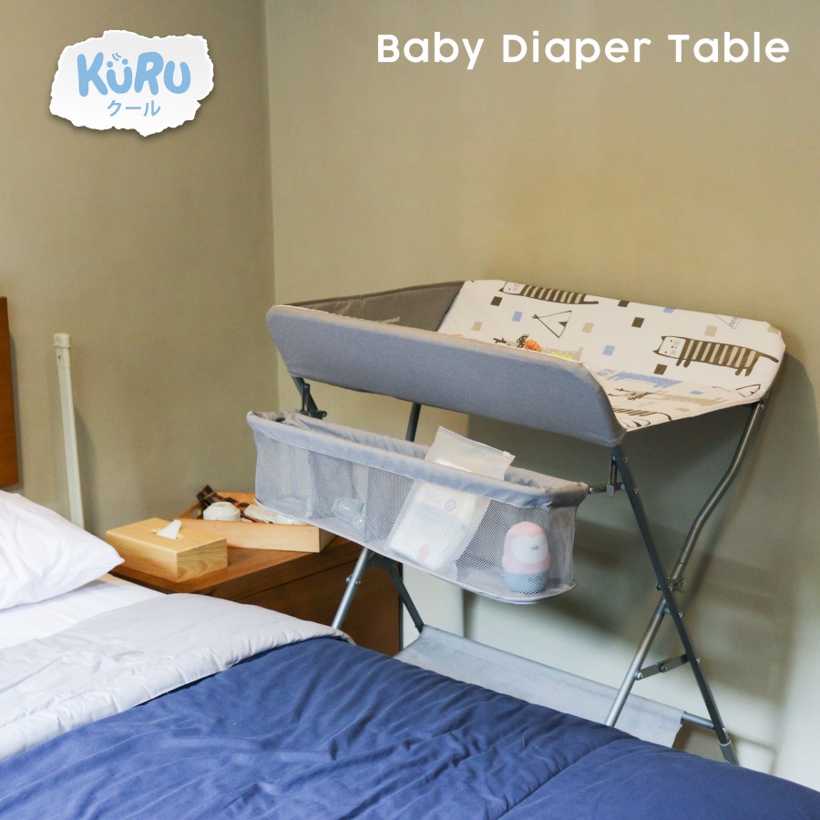 KURU Meja Tempat Ganti Popok Bayi | Baby Changing Diaper Table