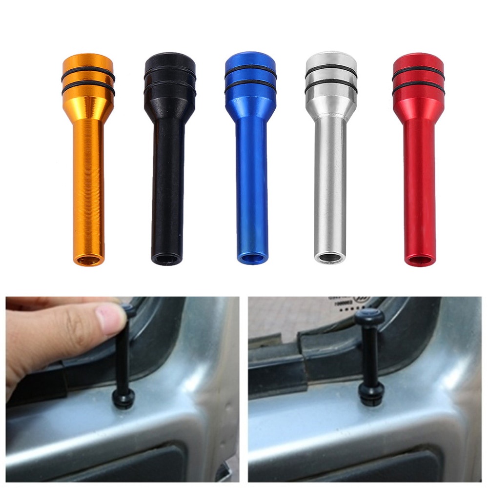 2pcs Pin Knob Kunci Pintu Mobil / Truk Universal Bahan aluminum Alloy