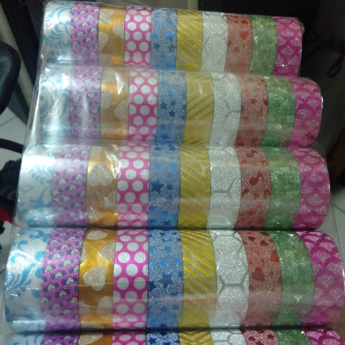 

Segera Miliki Solasi / Selotip Gliter Motif Terbatas