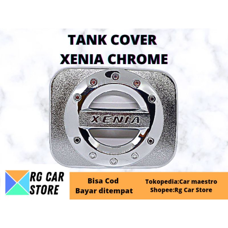 TANK COVER XENIA WARNA CHROME/TANK COVER KHUSUS XENIA CHROME