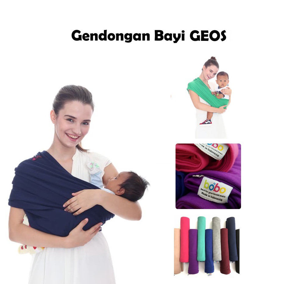 GENDONGAN GEOS KAOS INSTAN PREMIUM / GEOS GENDONGAN / BABY SLING / GENDONGAN GEOS KAOS PREMIUM