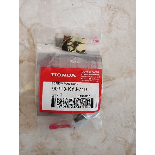 Baut Screw Pan 6 x 12 ORI AHM 90113-KYJ-710