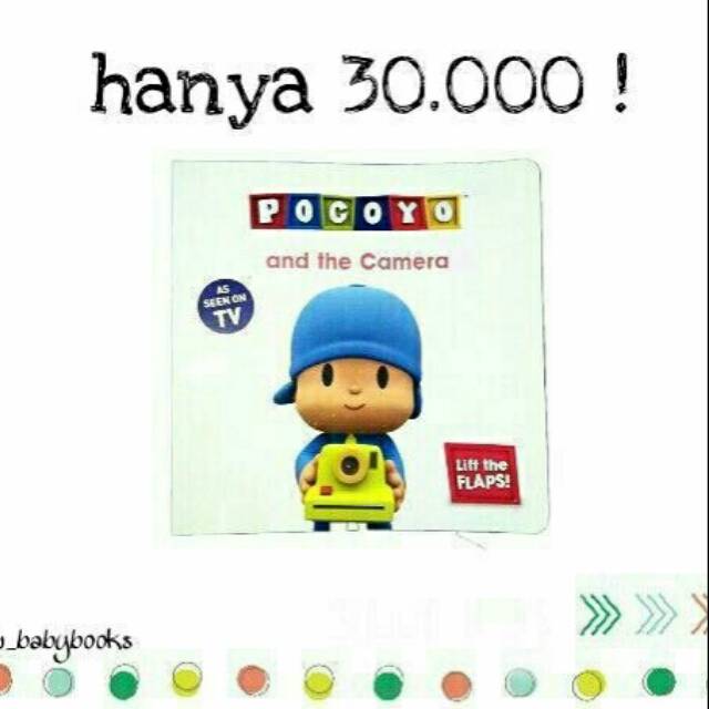 BUKU POCOYO AND THE CAMERA BUKU KARTUN CERITA ANAK MURAH