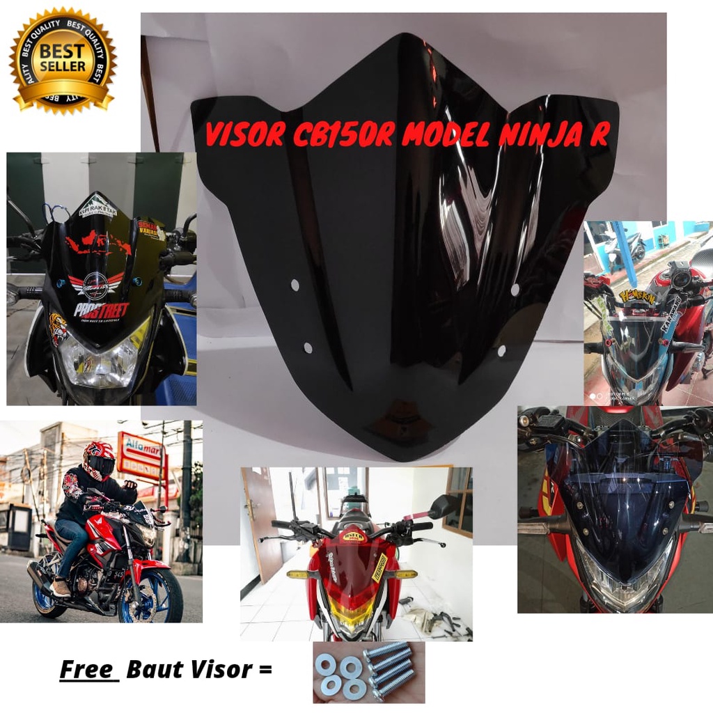 VISOR CB150R MODEL NINJA