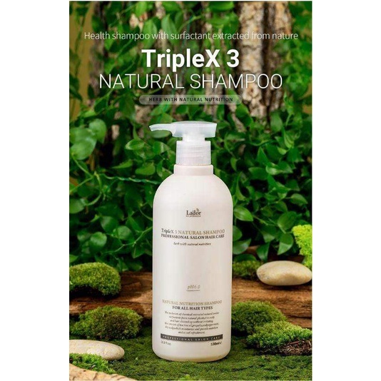 LADOR Triplex Natural Shampoo - Shampo Natural Perawatan Kulit Kepala Kering Gatal Sensitif