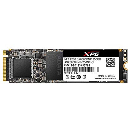 SSD Adata M.2 PCIe / NVMe SX6000 PRO 256GB XPG Internal SSD Slot M.2-1