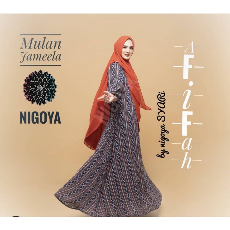 GAMIS DRESS SYARI FULL SET BRAND BY NIGOYA