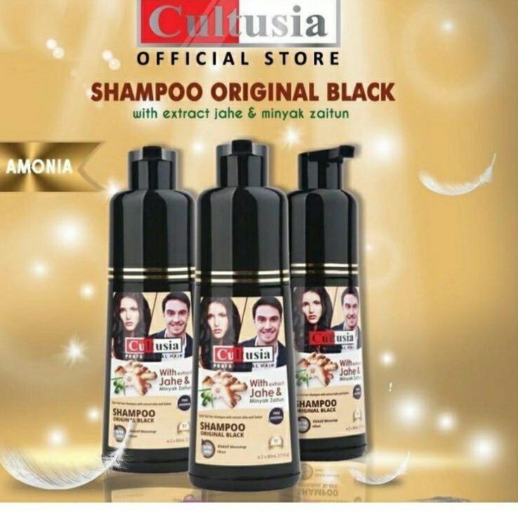 Cultusia Black Shampo ( Viral Tiktok) / Cultusia Shampo Black / Cultusia Shampo Original Black / Sha