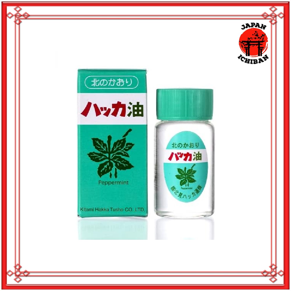 Kitami Hakka Tusho Peppermint Oil Bottle - Minyak Angin Hakka Oil Original Jepang
