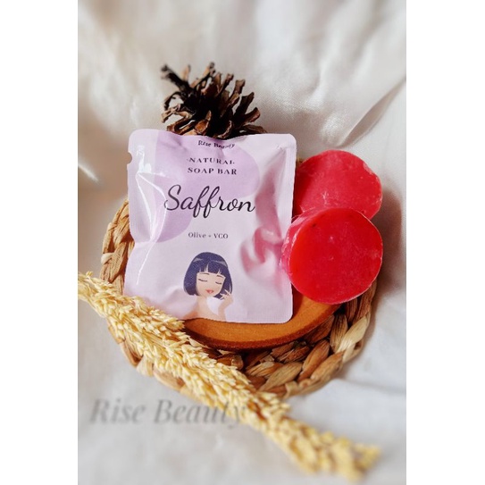 SABUN SAFFRON ASLI / WHITENING SOAP BAR SAFFRON / SABUN SAFFRON VCO