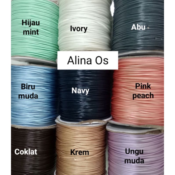 TALI KOREA WAX CORD 1.5MM WARNA-WARNI