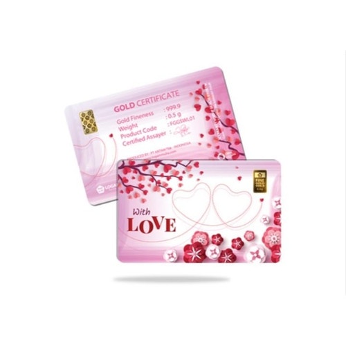 Logam Mulia Antam 0.5 Gram With Love Gift Series