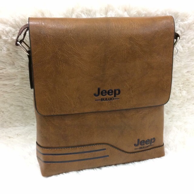 Sale Grosir Tas Selempang Cowok Jeep Kulit murah banget 9215-1#