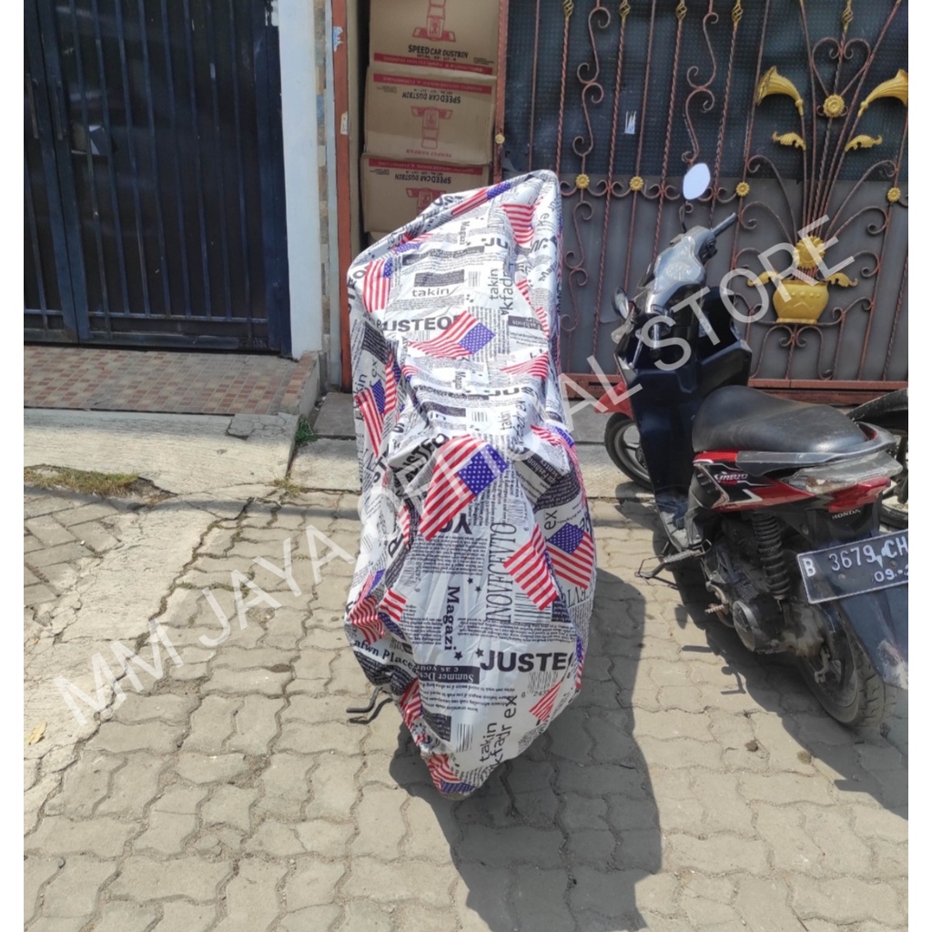 New Cover Motor Sarung Motor Ninja CBR dll Size XL Motif Limited Edition