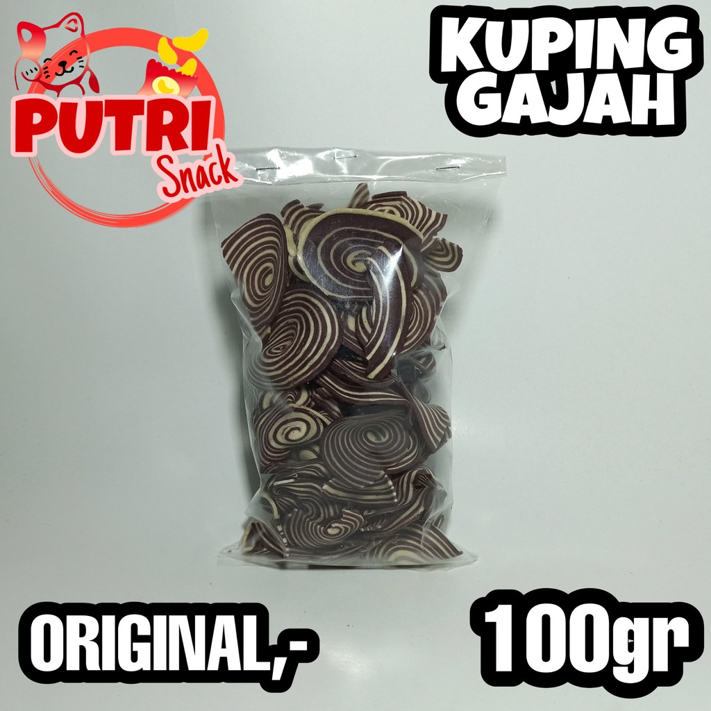 Keripik Kuping Gajah Original Manis 100gr